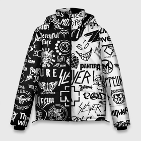 Мужская зимняя куртка 3D с принтом Логотипы лучших рок групп в Екатеринбурге, верх — 100% полиэстер; подкладка — 100% полиэстер; утеплитель — 100% полиэстер | длина ниже бедра, свободный силуэт Оверсайз. Есть воротник-стойка, отстегивающийся капюшон и ветрозащитная планка. 

Боковые карманы с листочкой на кнопках и внутренний карман на молнии. | 