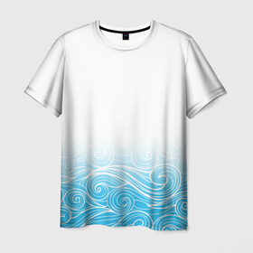 Мужская футболка 3D с принтом Гинтама текстура в Екатеринбурге, 100% полиэфир | прямой крой, круглый вырез горловины, длина до линии бедер | 