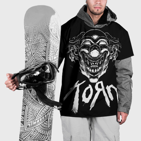 Накидка на куртку 3D с принтом KoЯn   clown face в Курске, 100% полиэстер |  | Тематика изображения на принте: 