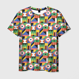 Мужская футболка 3D с принтом African mode в Белгороде, 100% полиэфир | прямой крой, круглый вырез горловины, длина до линии бедер | 