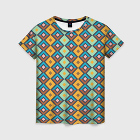 Женская футболка 3D с принтом Africa mood , 100% полиэфир ( синтетическое хлопкоподобное полотно) | прямой крой, круглый вырез горловины, длина до линии бедер | 
