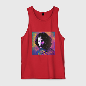 Мужская майка хлопок с принтом Jim Morrison few color digital Art , 100% хлопок |  | 