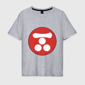 Мужская футболка хлопок Oversize с принтом Клан Мори Total War: Shogun 2 в Тюмени, 100% хлопок | свободный крой, круглый ворот, “спинка” длиннее передней части | 