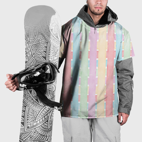 Накидка на куртку 3D с принтом Color lines в Тюмени, 100% полиэстер |  | 