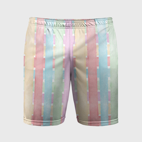 Мужские шорты спортивные с принтом Color lines в Тюмени,  |  | 