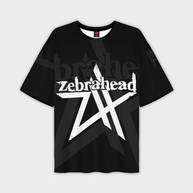 Мужская футболка oversize 3D с принтом Zebrahead   logo в Кировске,  |  | 