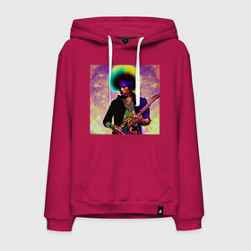 Мужская толстовка хлопок с принтом Jimi Hendrix Rock Idol Art в Кировске, френч-терри, мягкий теплый начес внутри (100% хлопок) | карман-кенгуру, эластичные манжеты и нижняя кромка, капюшон с подкладом и шнурком | 