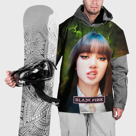 Накидка на куртку 3D с принтом Blackpink  Lisa в Кировске, 100% полиэстер |  | 