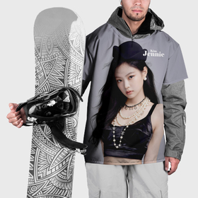Накидка на куртку 3D с принтом Blackpink Lady Jennie Kim в Санкт-Петербурге, 100% полиэстер |  | Тематика изображения на принте: 
