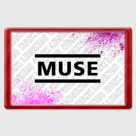 Магнит 45*70 с принтом Muse rock legends: надпись и символ в городе Новоалтайск, Пластик | Размер: 78*52 мм; Размер печати: 70*45 | 