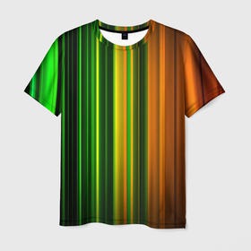 Мужская футболка 3D с принтом Звуковой спектр в Петрозаводске, 100% полиэфир | прямой крой, круглый вырез горловины, длина до линии бедер | Тематика изображения на принте: 
