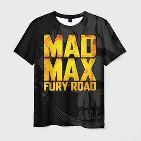 Мужская футболка 3D с принтом Mad max   what a lovely day в Екатеринбурге, 100% полиэфир | прямой крой, круглый вырез горловины, длина до линии бедер | 