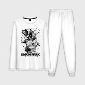 Мужская пижама с лонгсливом хлопок с принтом Linkin Park all ,  |  | 