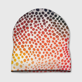 Шапка 3D с принтом Радужные градиентные круги в Курске, 100% полиэстер | универсальный размер, печать по всей поверхности изделия | 