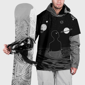 Накидка на куртку 3D с принтом Погружение во вселенную в Курске, 100% полиэстер |  | Тематика изображения на принте: 