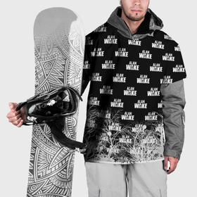 Накидка на куртку 3D с принтом Алан Вейк узор в Белгороде, 100% полиэстер |  | 