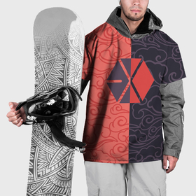 Накидка на куртку 3D с принтом EXO Clouds в Кировске, 100% полиэстер |  | 