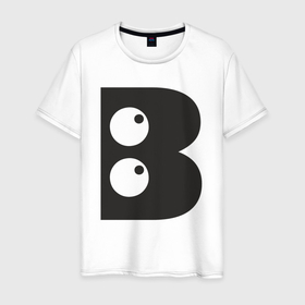 Мужская футболка хлопок с принтом Number 003 в Санкт-Петербурге, 100% хлопок | прямой крой, круглый вырез горловины, длина до линии бедер, слегка спущенное плечо. | 