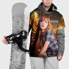 Накидка на куртку 3D с принтом Rose Blackpink    kpop в Курске, 100% полиэстер |  | Тематика изображения на принте: 