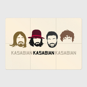 Магнитный плакат 3Х2 с принтом Kasabian арт в Белгороде, Полимерный материал с магнитным слоем | 6 деталей размером 9*9 см | 