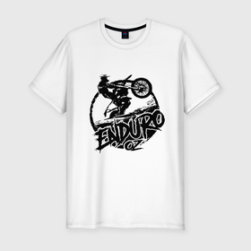 Мужская футболка хлопок Slim с принтом Enduro oz в Кировске, 92% хлопок, 8% лайкра | приталенный силуэт, круглый вырез ворота, длина до линии бедра, короткий рукав | 