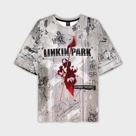 Мужская футболка oversize 3D с принтом Linkin Park Hybrid Theory в Курске,  |  | 