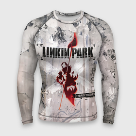 Мужской рашгард 3D с принтом Linkin Park Hybrid Theory в Курске,  |  | Тематика изображения на принте: 