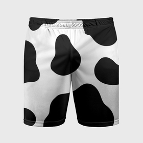Мужские шорты спортивные с принтом Принт   пятна коровы в Тюмени,  |  | 