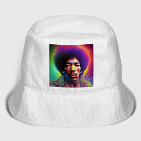 Мужская панама хлопок с принтом Jimi Hendrix party portret art ,  |  | 