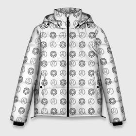 Мужская зимняя куртка 3D с принтом Лев и знак зодиака в Петрозаводске, верх — 100% полиэстер; подкладка — 100% полиэстер; утеплитель — 100% полиэстер | длина ниже бедра, свободный силуэт Оверсайз. Есть воротник-стойка, отстегивающийся капюшон и ветрозащитная планка. 

Боковые карманы с листочкой на кнопках и внутренний карман на молнии. | 