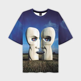 Мужская футболка oversize 3D с принтом Pink Floyd The Division Bell в Петрозаводске,  |  | Тематика изображения на принте: 