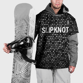 Накидка на куртку 3D с принтом Slipknot glitch на темном фоне: символ сверху в Новосибирске, 100% полиэстер |  | 