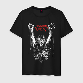 Мужская футболка хлопок с принтом Cannibal Corpse арт в Курске, 100% хлопок | прямой крой, круглый вырез горловины, длина до линии бедер, слегка спущенное плечо. | 