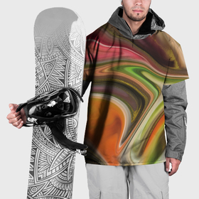 Накидка на куртку 3D с принтом Waves colors в Курске, 100% полиэстер |  | 