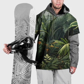 Накидка на куртку 3D с принтом Зеленые     джунгли в Екатеринбурге, 100% полиэстер |  | 