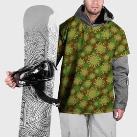 Накидка на куртку 3D с принтом Вирус   камуфляж в Тюмени, 100% полиэстер |  | 
