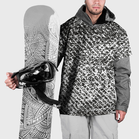Накидка на куртку 3D с принтом Black white style в Екатеринбурге, 100% полиэстер |  | Тематика изображения на принте: 
