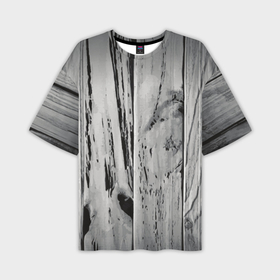 Мужская футболка oversize 3D с принтом Grey wood в Санкт-Петербурге,  |  | Тематика изображения на принте: 