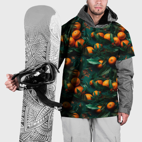 Накидка на куртку 3D с принтом Яркие апельсины в Тюмени, 100% полиэстер |  | Тематика изображения на принте: 