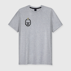 Мужская футболка хлопок Slim с принтом Gaimin Gladiators в кармане в Санкт-Петербурге, 92% хлопок, 8% лайкра | приталенный силуэт, круглый вырез ворота, длина до линии бедра, короткий рукав | 