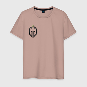 Мужская футболка хлопок с принтом Gaimin Gladiators в кармане в Санкт-Петербурге, 100% хлопок | прямой крой, круглый вырез горловины, длина до линии бедер, слегка спущенное плечо. | 