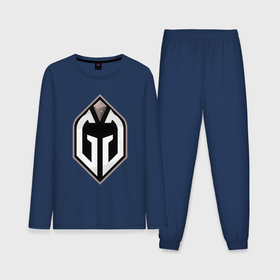Мужская пижама с лонгсливом хлопок с принтом Gaimin Gladiators logo в Кировске,  |  | 