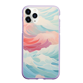 Чехол для iPhone 11 Pro матовый с принтом Волны в японском стиле в городе Новоалтайск, Силикон |  | Тематика изображения на принте: 