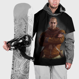 Накидка на куртку 3D с принтом The Witcher 3   Гюнтер в Санкт-Петербурге, 100% полиэстер |  | Тематика изображения на принте: 