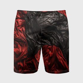 Мужские шорты спортивные с принтом Black red       texture в Новосибирске,  |  | 