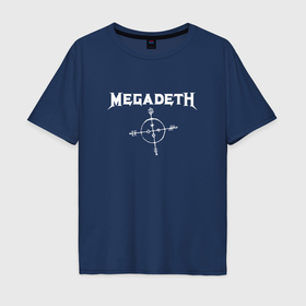 Мужская футболка хлопок Oversize с принтом Megadeth: Cryptic Writings в Белгороде, 100% хлопок | свободный крой, круглый ворот, “спинка” длиннее передней части | 