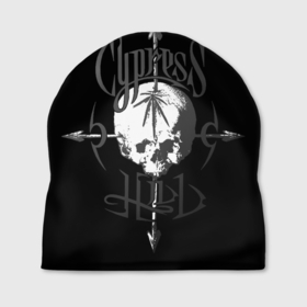 Шапка 3D с принтом Cypress hill   arrows skull в Тюмени, 100% полиэстер | универсальный размер, печать по всей поверхности изделия | 