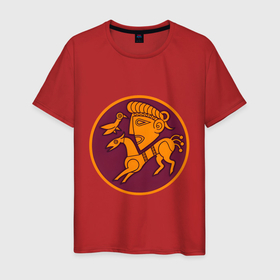 Мужская футболка хлопок с принтом Свебы Total War: Rome II в Екатеринбурге, 100% хлопок | прямой крой, круглый вырез горловины, длина до линии бедер, слегка спущенное плечо. | 