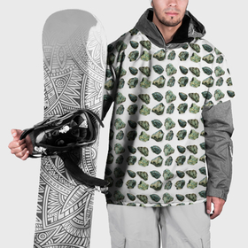 Накидка на куртку 3D с принтом Камешки в Тюмени, 100% полиэстер |  | Тематика изображения на принте: 