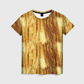Женская футболка 3D с принтом Золотые переливы в Курске, 100% полиэфир ( синтетическое хлопкоподобное полотно) | прямой крой, круглый вырез горловины, длина до линии бедер | 